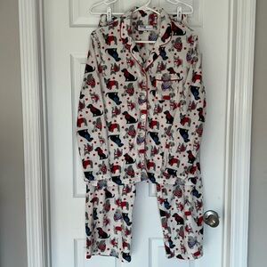 Karen Neuburger girls dog print pajama set